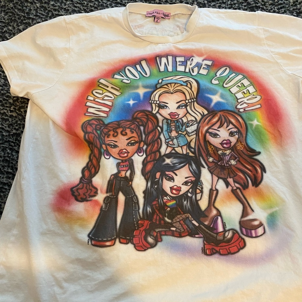 Dolls Kill x Bratz Pride Oversized Shirt